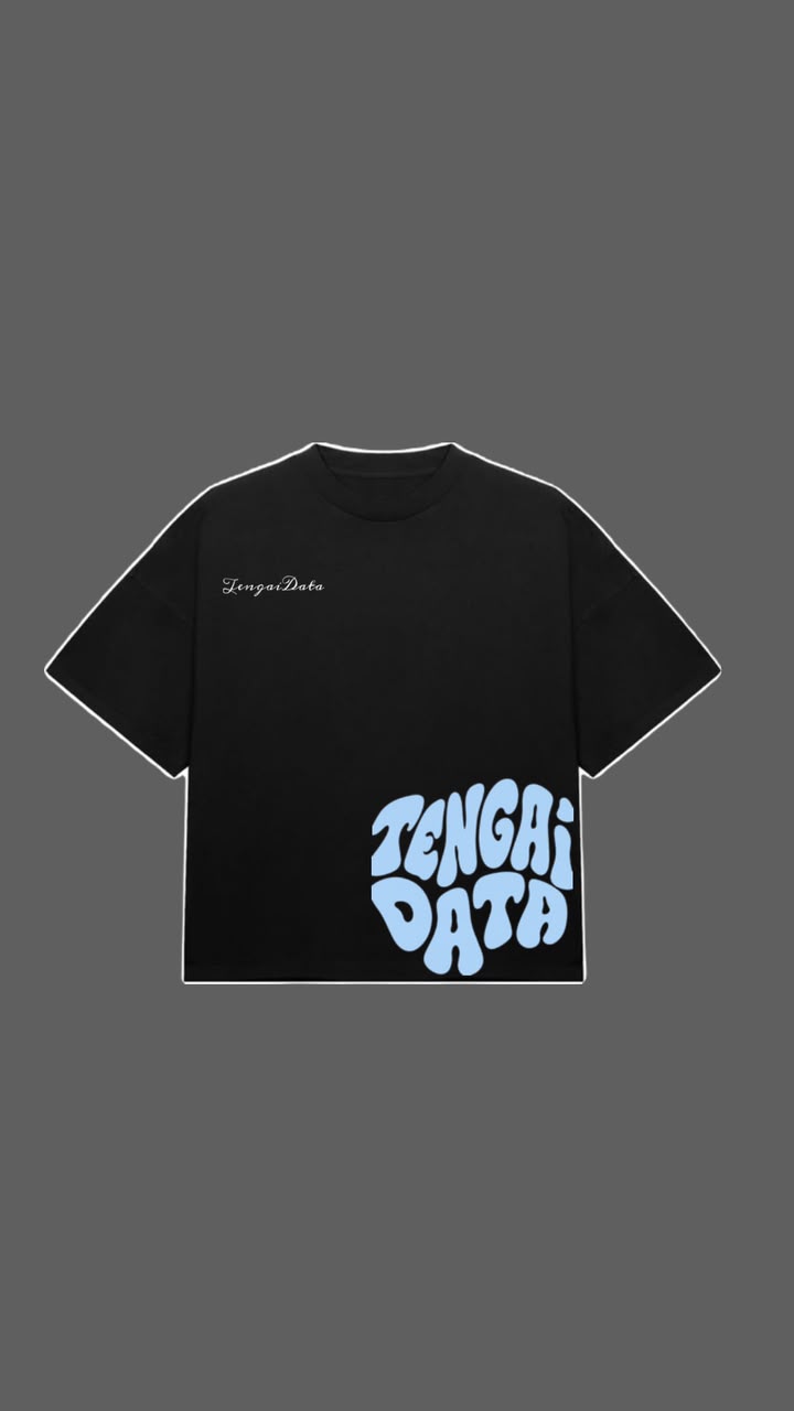 TENGAI DATA Corner Bubble — Black / Blue