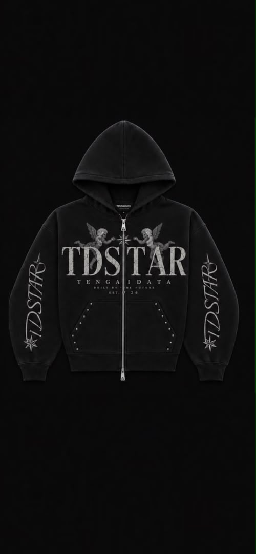Cupid Baby Zip — Black